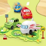 EPT dečiji DIY mini električni autić – set sa stazom i slagalicom