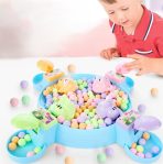 Dečija igračka žaba sa perlicama – zabavna i edukativna igra za mališane - Slika 3