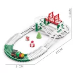 Električni Božićni Voz na Šinama – B/O Christmas Train Set (Rail Car Toy) - Slika 2