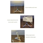 LED svetleća tabla za poruke sa 7 boja i flomasterima – akrilna suva tabla za beleške - Slika 5