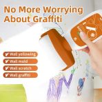 Bela farba sa valjkom za popravku zidova – brzo prekrivanje fleka i ogrebotina - Slika 5