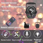 LED DISKO LASER „3 u 1“ pokretna disko/party svetiljka za praznike i događaje - Slika 2