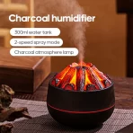 Prenosivi ovlaživač vazduha sa efektom veštačke vatre – 300ml USB mini difuzer sa aktivnim ugljem - Slika 6