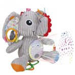 Mekana Umirujuća Slonče Igračka sa Projekcijom za Bebe - Slika 2