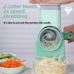 Multifunkcionalni secko za povrće sa rotacionom ručkom – jednostavno, brzo i precizno seckanje u kuhinji - Slika 2