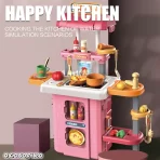 Dečija kuhinja 3u1 sa svetlom, zvukom i funkcijom prskanja vode – interaktivni set za igru uloga (49 delova) - Slika 2