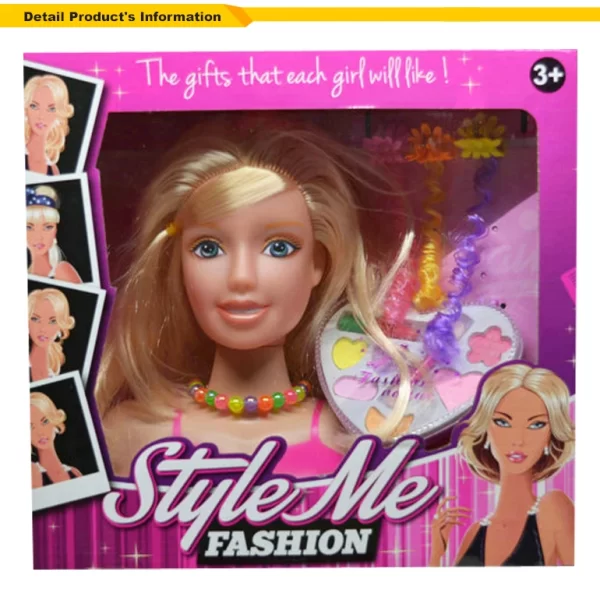 Lutka za šminkanje u reze kutiji