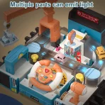 Edukativni Multifunkcionalni Autobus Igračka | Dečiji Trkački Set sa Stazom i Efektima - Slika 2