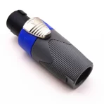 Sivi Speakon Konektor 4-Pin – Muški Audio Priključak za Zvučnike - Slika 2