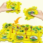 EPT dečiji DIY mini električni autić – set sa stazom i slagalicom - Slika 2