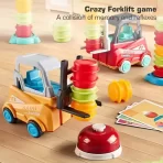 Montesori sto igra – edukativna slagalica sa viljuškarom za razvijanje logike i koordinacije - Slika 6