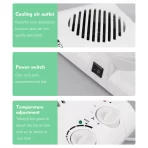 Premium Mini Električni Grejalica – Brzo Zagrejavanje, Kompaktan Dizajn i Maksimalna Efikasnost (2000W) - Slika 3