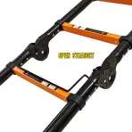 Industrijske teleskopske merdevine od ugljeničnog čelika – dvostrane, nosivost 170 kg, EN131 sertifikat - Slika 3