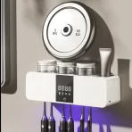 Pametan Držač Četkica sa UV Sterilizatorom i Sušilicom – Efikasna Sterilizacija i Održavanje Higijene - Slika 3