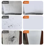 Bela farba sa valjkom za popravku zidova – brzo prekrivanje fleka i ogrebotina - Slika 4