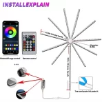 led trake as daljinskim upravljacem