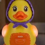 Električna igračka patka koja nosi jaja – muzička životinja sa svetlima - Slika 4
