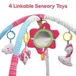 Dečija podloga za igru sa lopticama – 4-u-1 aktivna gimnastika sa motivima jednoroga - Slika 4