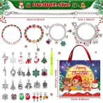 Božićni advent narukvica set – 24 praznična iznenađenja - Slika 4