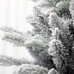 Bela novogodišnja jelka od PE i PVC materijala – snežna dekoracija za dom M6 - Slika 3