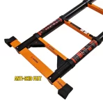 Industrijske teleskopske merdevine od ugljeničnog čelika – dvostrane, nosivost 170 kg, EN131 sertifikat - Slika 4