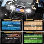 RC amfibijsko vozilo – 4WD policijski auto sa svetlima i stunt funkcijama - Slika 4