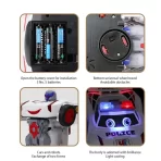 Transformišući policijski robot auto – Električna igračka sa svetlima, muzikom i automatskom transformacijom - Slika 3