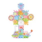 Električni edukativni set kockica – Mehanički blokovi i železnička staza - Slika 5