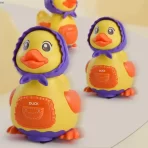 Električna igračka patka koja nosi jaja – muzička životinja sa svetlima - Slika 2