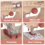 Igračka Šivaća Mašina sa Svetlima i Muzikom – Kreativna Mašina za Male Krojačice - Slika 3