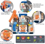 Edukativni Multifunkcionalni Autobus Igračka | Dečiji Trkački Set sa Stazom i Efektima - Slika 4