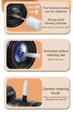 Prenosivi set za čišćenje 21 u 1 – četkica, olovka i mini usisivač za laptop, tastaturu, kameru i telefonVišenamenski set za čišćenje laptopa, tastature, kamere i telefona - Slika 5