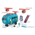 3-u-1 Električna Transformišuća Igračka – Avion, Auto i Kasica | Edukativna Igračka za Decu - Slika 5