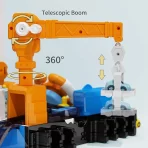 Edukativni Multifunkcionalni Autobus Igračka | Dečiji Trkački Set sa Stazom i Efektima - Slika 5