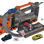 Prenosivi Parking Set Igračka sa Raskrsnicama i Stazom | Konstrukcioni Parking za Decu - Slika 4