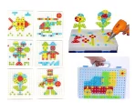 Električna edukativna igračka bušilica-srafciger sa kreativnim blokovima (DIY mozaički set) - Slika 6