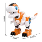 Inteligentni robot dinosaurus – daljinski upravljani T-Rex sa hodanjem, svetlima, zvukom i prskanjem - Slika 5
