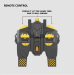 RC građevinska dizalica igračka – 2.4G daljinski bager i toranjska dizalica sa svetlom i dimnim efektom - Slika 4