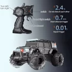 RC amfibijsko vozilo – 4WD policijski auto sa svetlima i stunt funkcijama - Slika 3