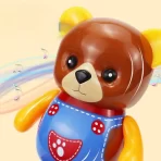 Plesni meda igračka – Svetleći muzički električni medvedić za decu - Slika 2