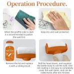 Bela farba sa valjkom za popravku zidova – brzo prekrivanje fleka i ogrebotina - Slika 6