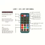 LED DISKO LASER „3 u 1“ pokretna disko/party svetiljka za praznike i događaje - Slika 6