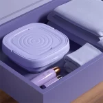 Mini sklopiva mašina za pranje veša u ljubicastoj boji