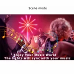 RGB LED vatromet lampe – dekorativna rasveta sa daljinskim upravljačem i USB napajanjem - Slika 2