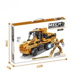 423 Delova – Igračka Kocke za Gradnju Kamiona i Transformersa - Slika 2