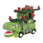 Električna Triceratops Roler-Koster Igračka sa Muzikom i Rotirajućim Točkom | Dino Staza sa Penjanjem i Klizanjem - Slika 6