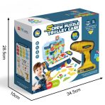 Kofer sa Šrafilicom za Decu – Kreativan Set alata za Sastavljanje i Učenje - Slika 6