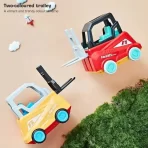 Montesori sto igra – edukativna slagalica sa viljuškarom za razvijanje logike i koordinacije - Slika 2