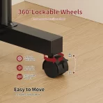 Metalni stalak za odeću – Multifunkcionalni dvostruki stalak sa policama - Slika 2