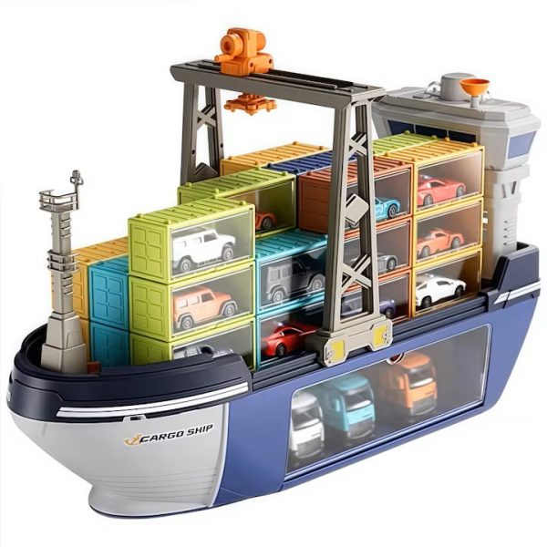 Igračka Teretni Brod sa Autićima i kamionima